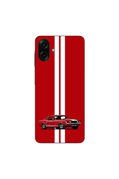 OEM Калъф, съвместим със Samsung Galaxy A07 4G, силиконов гел TPU, модел Черв...