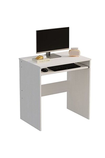 Muvu Birou de calculator, alb, modern, 70x50x75cm, stil loft