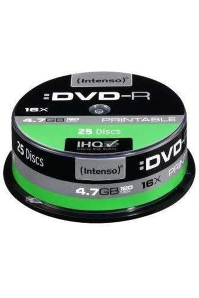 Intenso DVD-R 4.7GB 16x 25 bucăți (4801154)