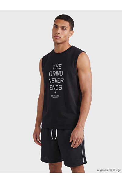 LC Waikiki Ανδρικό αμάνικο T-shirt με λαιμόκοψη