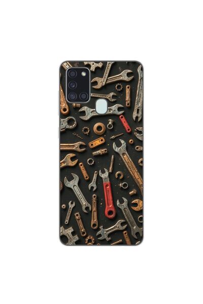 OEM Husa compatibila cu Samsung Galaxy A21s Silicon Gel Tpu Model Mechanic To...