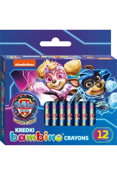 MAJEWSKI BAMBINO Paw Patrol creioane cu ceară 12 culori 660719