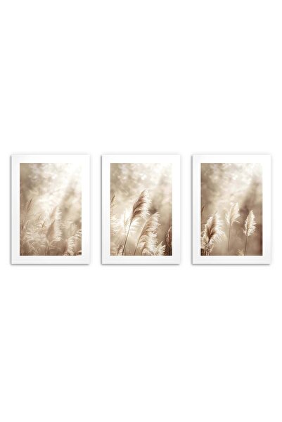 Naklejkomania Postere pentru perete in casa, Trastie boho 3x 30x40 cm