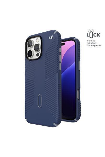 Speck Presidio2 Grip ClickLock & MagSafe pentru iPhone 16 Pro Max albastru