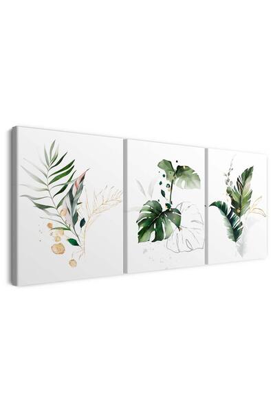 Naklejkomania Tablou pentru perete picturi pe panza decor pentru living, frun...