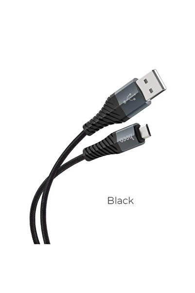 hoco. HOCO cablu USB la Micro COOL X38 1 metru negru