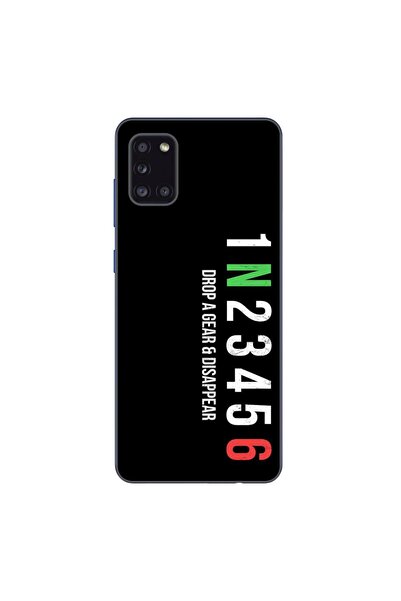 OEM Калъф, съвместим със Samsung Galaxy A31, силиконов гел TPU с шарка на зъб...
