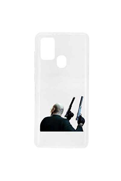 OEM Case compatible with Samsung Galaxy A21s Transparent Silicone Hitman Model