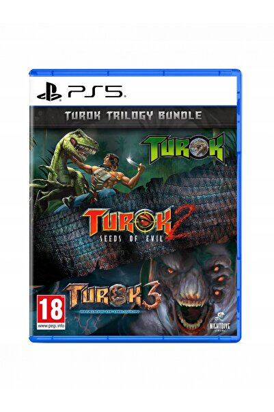 Kraft&dele Jocuri pentru PS5 Playstation 5 - Pachetul Trilogiei Turok - Acțiu...