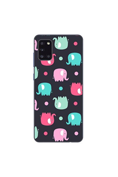 OEM Husa compatibila cu Samsung Galaxy A31 Silicon Gel Tpu Model Pattern Elefant