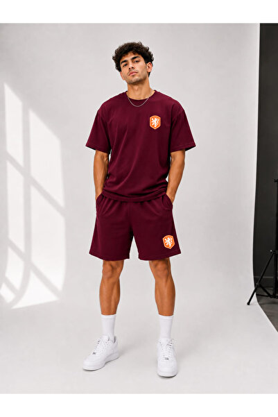 ZAVIXO Men's 100% Cotton Oversize T-Shirt and Shorts Set – Comfortable Fit Tw...