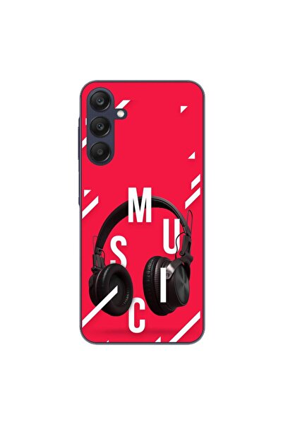 OEM Husa compatibila cu Samsung Galaxy A25 5G Silicon Gel Tpu Model Music Hea...