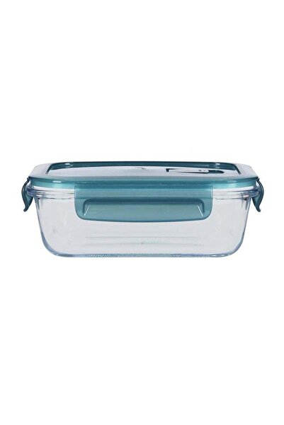 ROYALFORD BRS Rectangle Glass Airtight Container Multicolour - Assorted Colou...