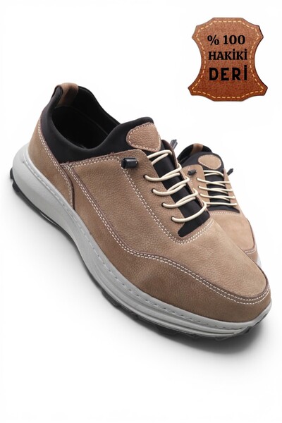 nazenintasarımlar Men's Genuine Nubuck Leather Orthopedic Comfortable Lightwe...