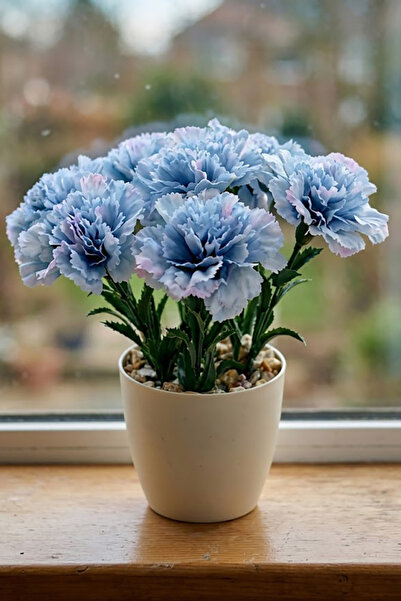 Yapay Çiçek Deposu Artificial Flower Aura Series Carnation Arrangement 25 cm ...