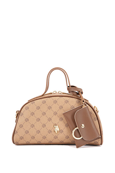U.S. Polo Assn. K.Beige Women's Messenger Bag Us26566