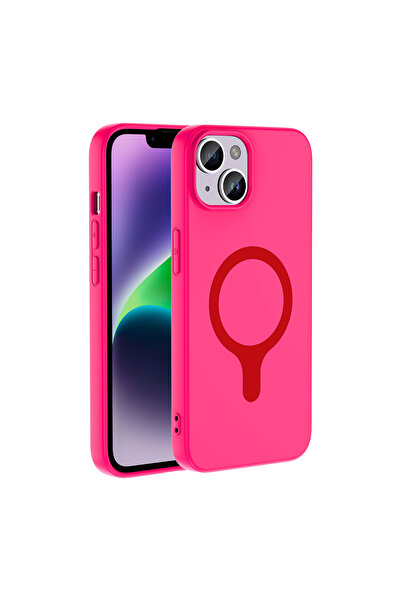 Nezih Case iPhone 13 / 14 Uyumlu Magsafe Sarj Destekli Soft Design Premium Kapak