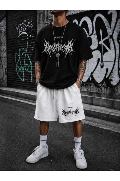 LOTS MODA Phantom Street – T-Shirt and Shorts Set