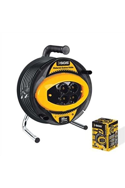 SGS Makaralı Uzatma Kablo 3x2.5mm 30 Mt SGS2134 - Makaralı Kablo