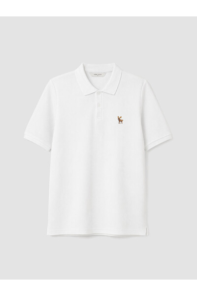 LC Waikiki Vizyon New Season Polo Collar Embroidered Men's T-Shirt
