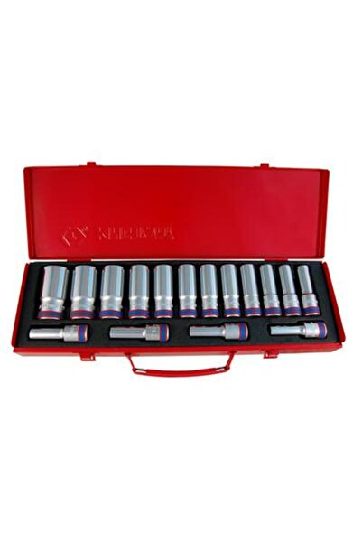 King Tony SET DE BUCȘE 1/2" 16 PIESE LUNG/ CUTIE