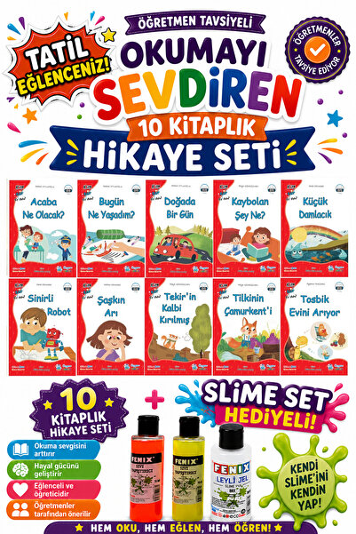 Üçgen Yayıncılık 1. Sınıf Öğretmen Tavsiyeli Okumayı Sevdiren 16 Sayfa 10 Kit...