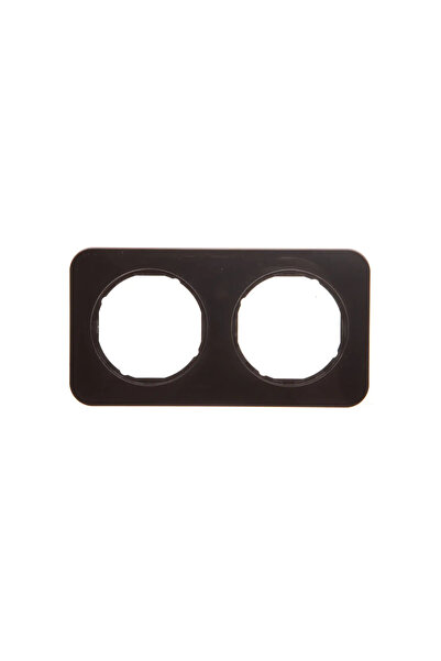 hager Berker Cadru dublu R.1 negru lucios (10122145)