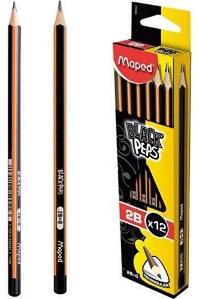 Maped Blackpeps creion 2B (12 bucăți)