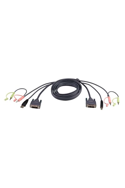 Aten 2L-7D02UD - cablu video / USB / audio - 1.8 m