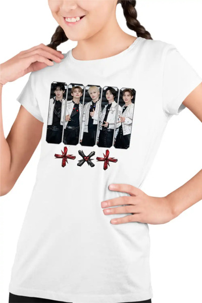 OEM Tricou Copii Fete Tomorrow X Together Kpop Party Merch