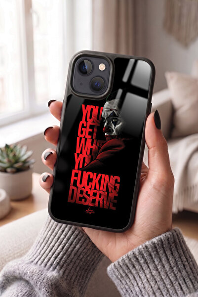 Snacase Apple iPhone 13 / 14 Uyumlu Joker Karakteri Tasarımlı Parlak Premium ...