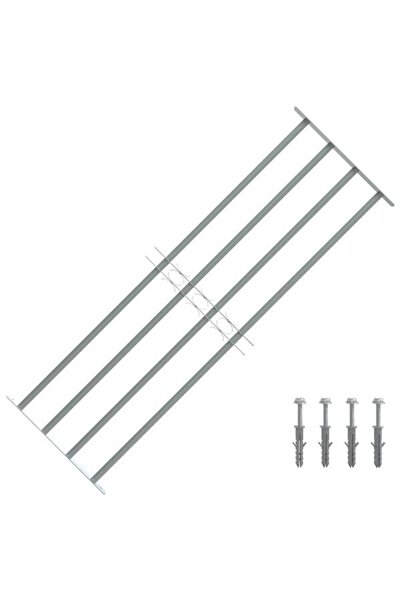 vidaxl Grilă de siguranță pentru fereastră cu 4 bare transversale 1000-1500 mm