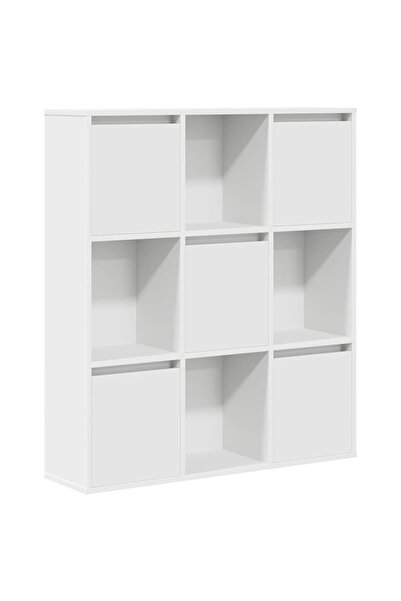 vidaxl Bibliotecă, alb, 89x24x101,5 cm, lemn prelucrat