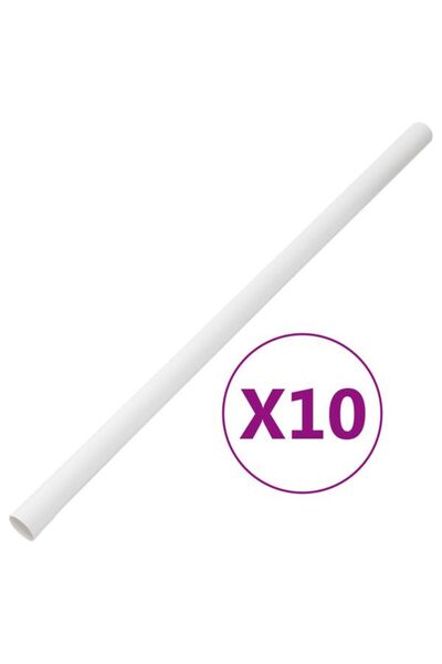 vidaxl Șine pentru cabluri, Ø30 mm, 10 m, PVC