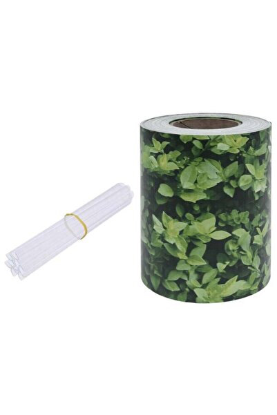 vidaxl Paravan de grădină, Verde, 70 x 0.19 m, PVC