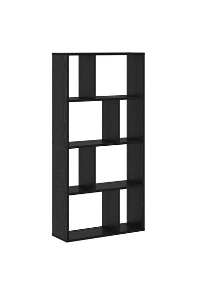 vidaxl Dulap pentru cărți Stejar Negru 70 x 20 x 102.5 cm