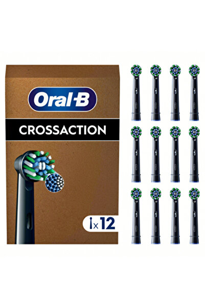 Oral-B Κεφαλές Αντικατάστασης Cross Action Μαύρες για Ηλεκτρική Οδοντόβουρτσα...