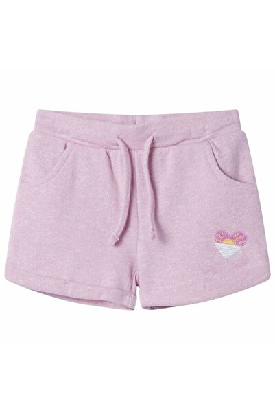 vidaxl Pantaloni pentru copii cu șnur, lila combinat, 128