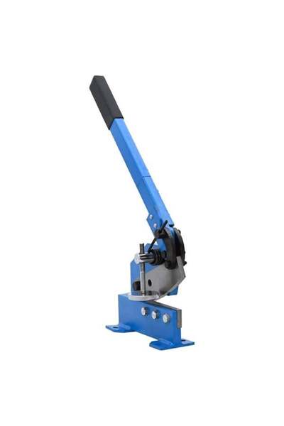 vidaxl Foarfecă ghilotină pentru metal, 125 mm, albastră