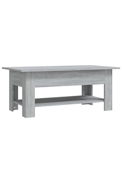 vidaxl Măsuță de cafea, gri sonoma, 102x55x42 cm, lemn prelucrat