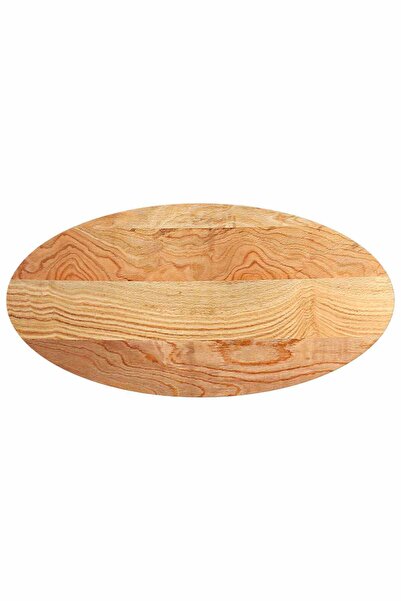 vidaxl Blat de masă maro deschis 120x60x4 cm lemn masiv de stejar oval