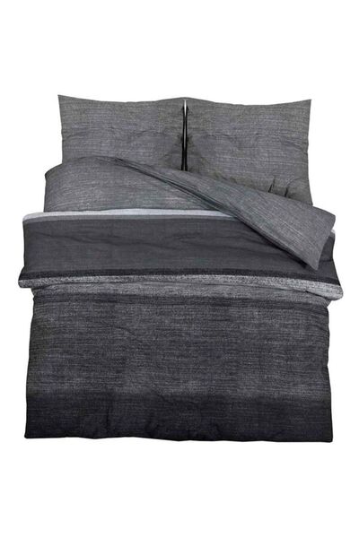 vidaxl Set husă de pilotă, gri închis, 260 x 240 cm, bumbac