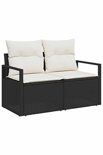 vidaxl Canapea de grădină cu pernă 120 x 62 x 69 cm poliratan