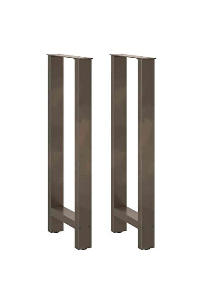 vidaxl Picioare de masă de bar, oțel , 2 buc., 50x(100-101) cm