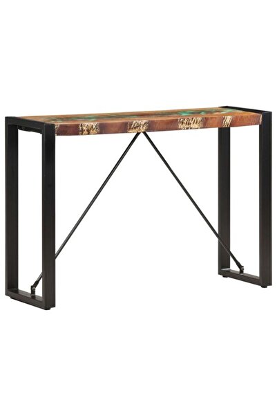 vidaxl Masă consolă, 110 x 35 x 76 cm, lemn masiv reciclat