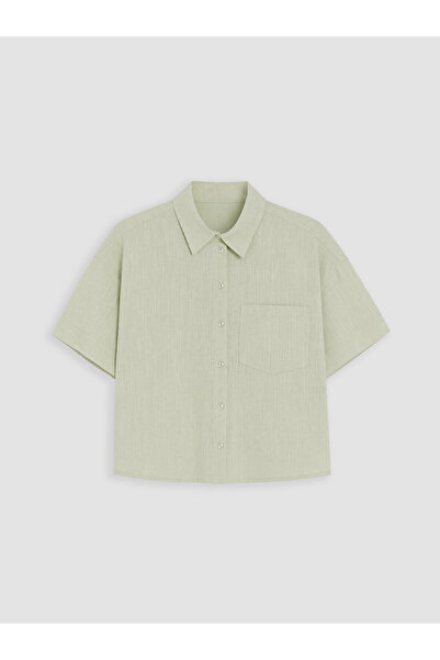 LC Waikiki Nevavm Oversize Poplin Women's Shirt with a Difference
