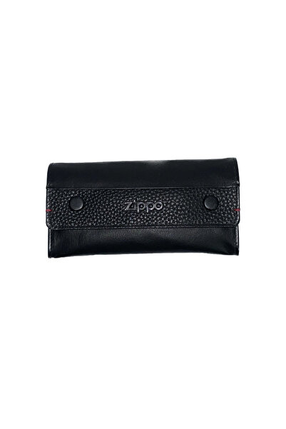 Zippo ΘΗΚΗ ΚΑΠΝΟΥ 2006060 ΔΕΡΜΑΤΙΝΗ ΜΑΥΡΗ