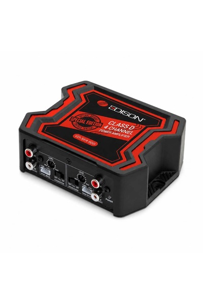 Edison ED-SE4.60D 4 Kanal Mini Class D Oto Amfi 4x60 RMS