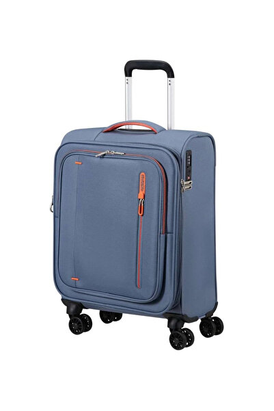 American Tourister Mavi Erkek Çekçekli Kumaş Valiz CLOUDRIDER-SPINNER S EXP TSA