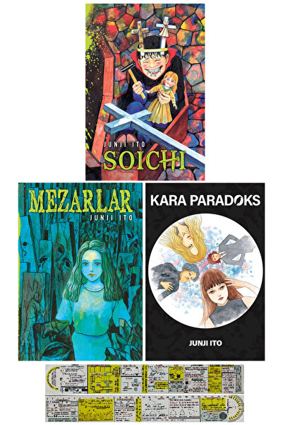 Kayıp Kıta Yayınları Soichi - Mezarlar - Kara Paradoks 3'lü Manga Seti Junji ...
